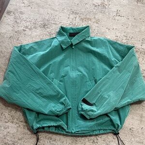 Essentials FEAR OF GOD
 Teal Windbreaker Jacket